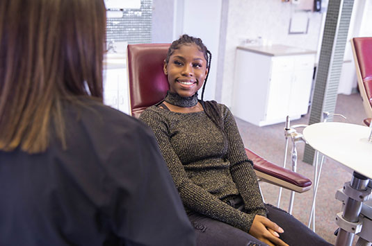 We can give you a beautiful smile descreetly